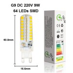 Λάμπα LED G9 Silicone 220-240V 5W-9W